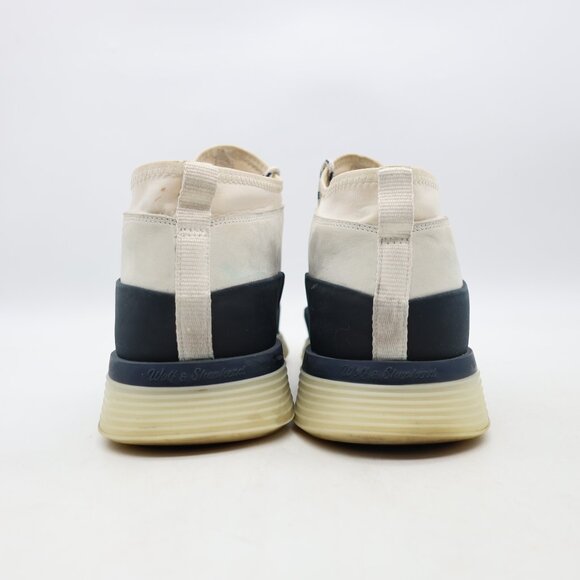 Wolf & Shepherd Crossover Mid Men's Size 11 M Cream Suede Black Lace Up Sneakers - Picture 5 of 12